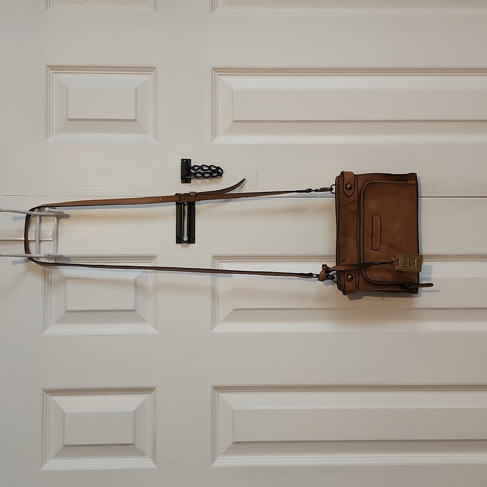 Frye Tan Leather Crossbody Bag - Picture 6 of 14